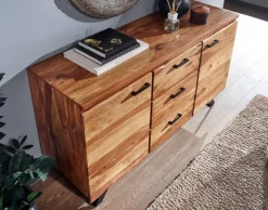Sideboard 145 x 82 cm Sheesham massiv