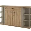 Sideboard FINA 160x91 cm braun/grau