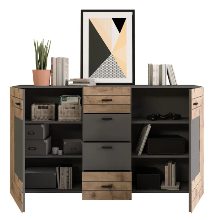 Sideboard FRENO Oak/ grau