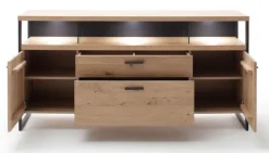 Sideboard LANTANA Balkeneiche Bianco /anthrazit