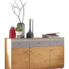 Sideboard SAMBA 150 x 90 cm Alteiche/ Grau matt