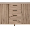 Sideboard WELLINGTON 126,5 x 85 cm Schwedeneiche