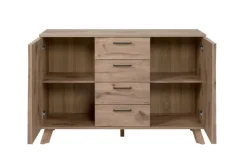 Sideboard WELLINGTON 126,5 x 85 cm Schwedeneiche