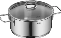 Silit Topfset ALICANTE 4-teilig Edelstahl silberfarbig