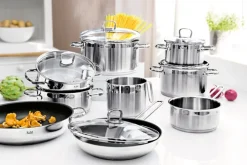 Silit Topf-Set TOSKANA 10-teilig Edelstahl 18/10