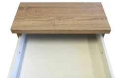 Singleküche JACK Weiß/Eiche Sonoma NB ca.150 cm