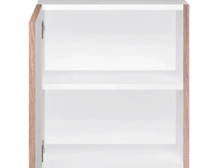 Singleküche JACK Weiß/Eiche Sonoma NB ca.150 cm