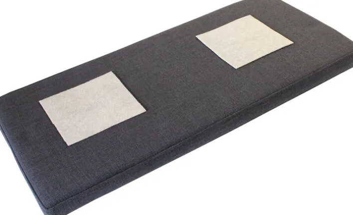 Sitzkissen 95 x 35 cm anthrazit