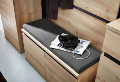 Sitzkissen 95 x 35 cm anthrazit