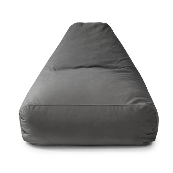 Sitzsack SMOOTH 100 x 85 cm grau