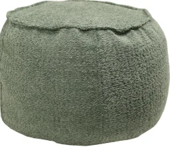 Sitzsack-Hocker KAYLA 41 x 60 cm moosgrün