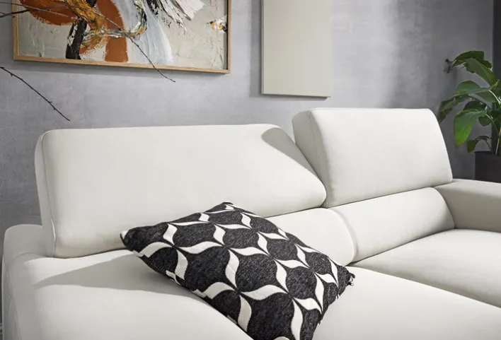 Sofa 2,5 Sitzer VARESE cremeweiß