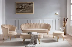 Sofa 2-Sitzer beige