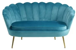Sofa 2-Sitzer blau