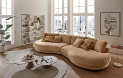 Sofa 3-Sitzer HIGH END hellbraun