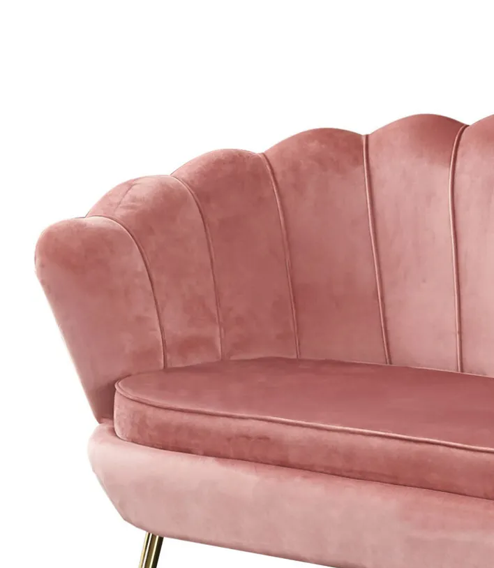 Sofa 2-Sitzer rose