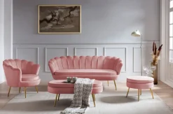 Sofa 2-Sitzer rose