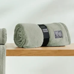 S.Oliver Wohndecke KUSCHELSOFT 220 x 240 cm salbei