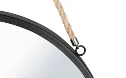 Spiegel rund NINA 40 cm schwarz