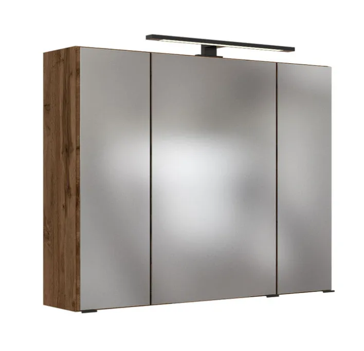 Spiegelschrank LUZERN 80 x 64 cm Wotan Eiche