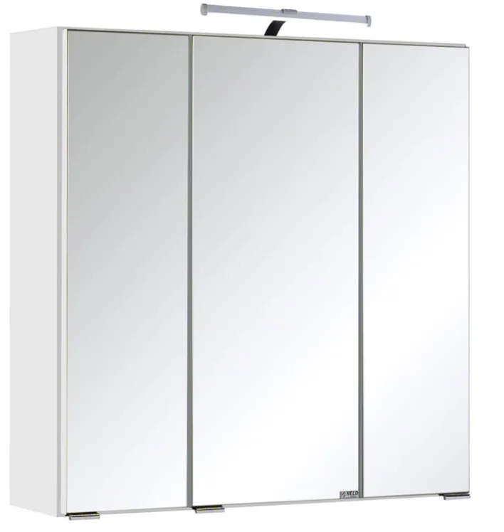 Spiegelschrank PARIS 60 x 64 cm Weiß