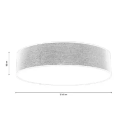 SPOT LIGHT Retrofit Deckenlampe BELOS Eiche /natur