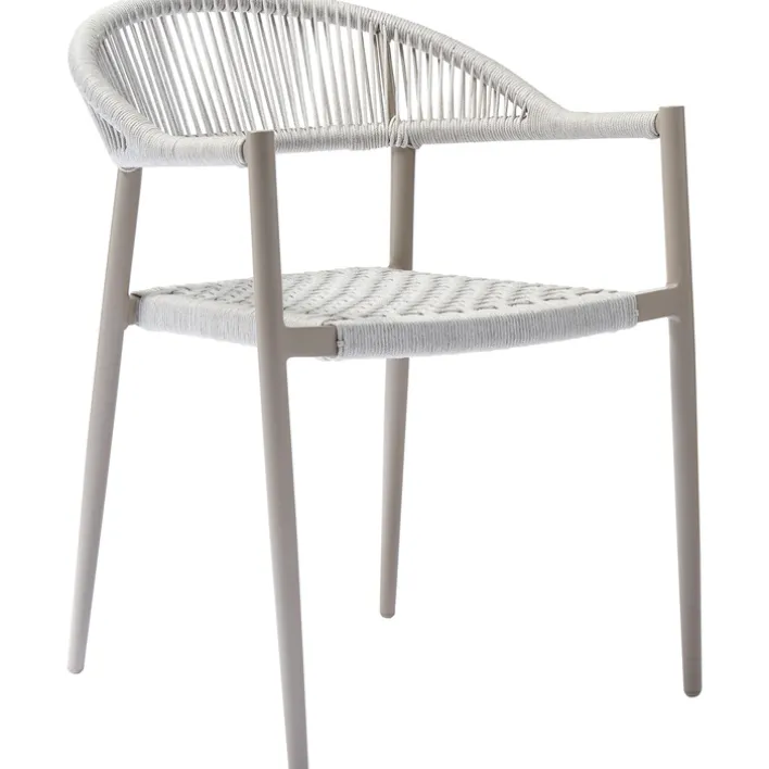 Stapelstuhl Garten YELLOW light grey