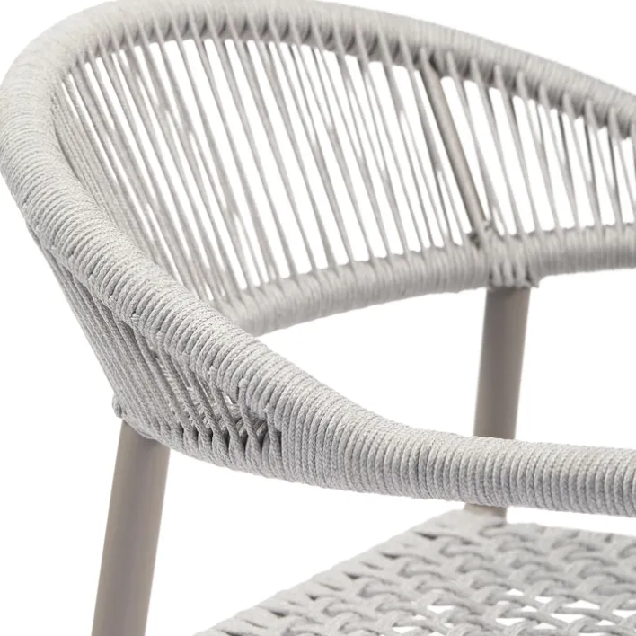 Stapelstuhl Garten YELLOW light grey