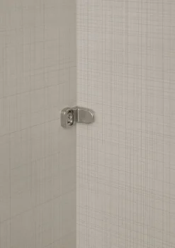 STAUD Kleiderschrank SINFONIE PLUS VIII 280 cm Alpinweiß/ Alpinweißglas/ Spiegel mittig