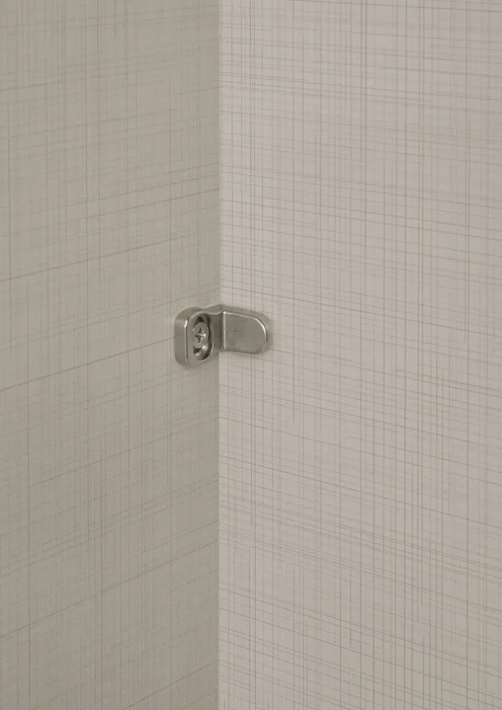 STAUD Kleiderschrank SINFONIE PLUS VIII 280 cm Alpinweiß/ Alpinweißglas/ Spiegel mittig