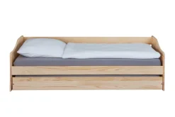 Stauraum-/Funktionsbett DAN 90 x 200 cm braun