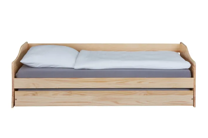 Stauraum-/Funktionsbett DAN 90 x 200 cm braun