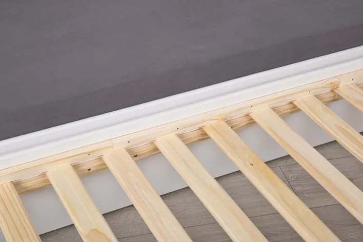 Stauraum-/Funktionsbett JANNES 90 x 200 cm weiß