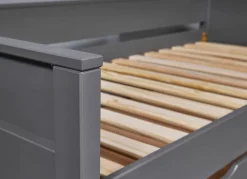 Stauraum-/Funktionsbett NIELES 90 x 200 cm grau