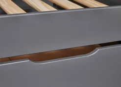 Stauraum-/Funktionsbett NIELES 90 x 200 cm grau