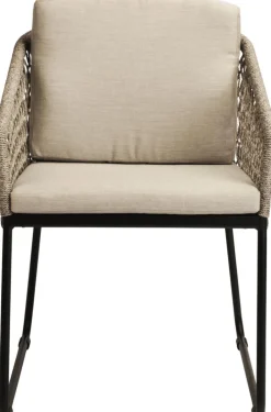 STERN Dining Gartenstuhl ODEA 2er Set schwarz /cremebeige