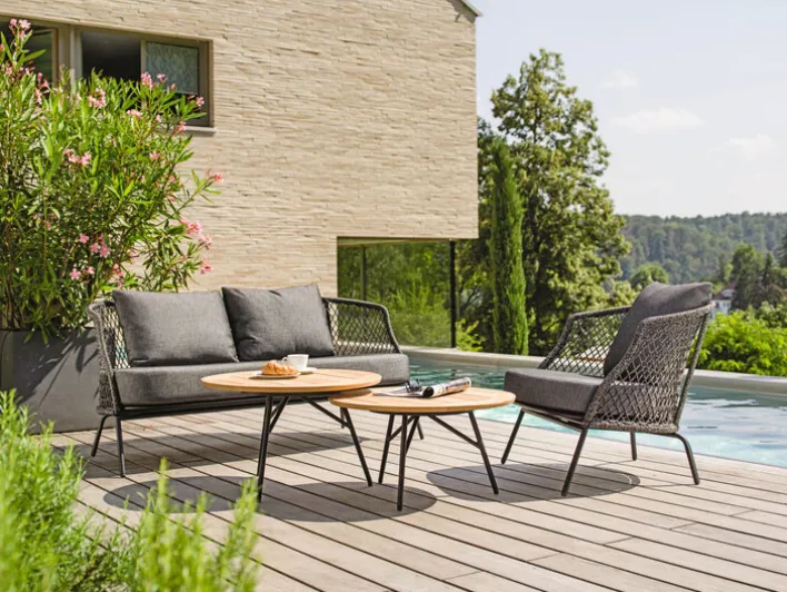 STERN Lounge Gartentisch rund FRIDA 55 cm