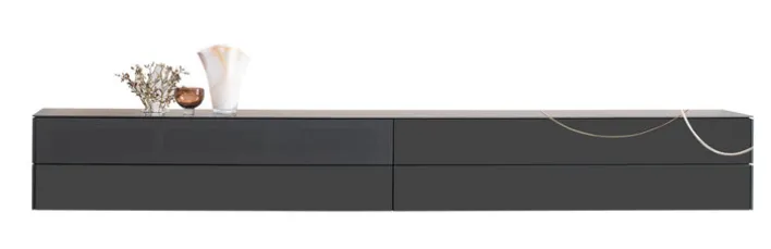 SUDBROCK Lowboard COSMOS 282 cm schwarz