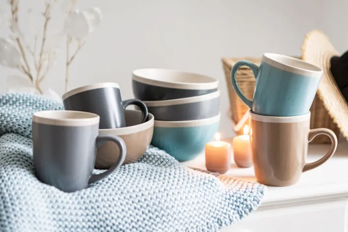 TAFELWERT Schale JONE hellblau