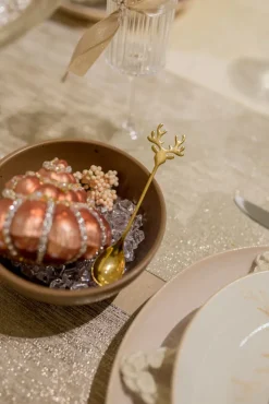 Teelöffel HIRSCH goldfarbig