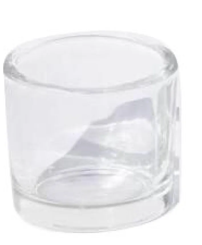 Teelichthalter 6 cm Klarglas