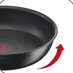 TEFAL Bratpfanne EXCELLENCE Aluminium Ø 24 cm Schwarz
