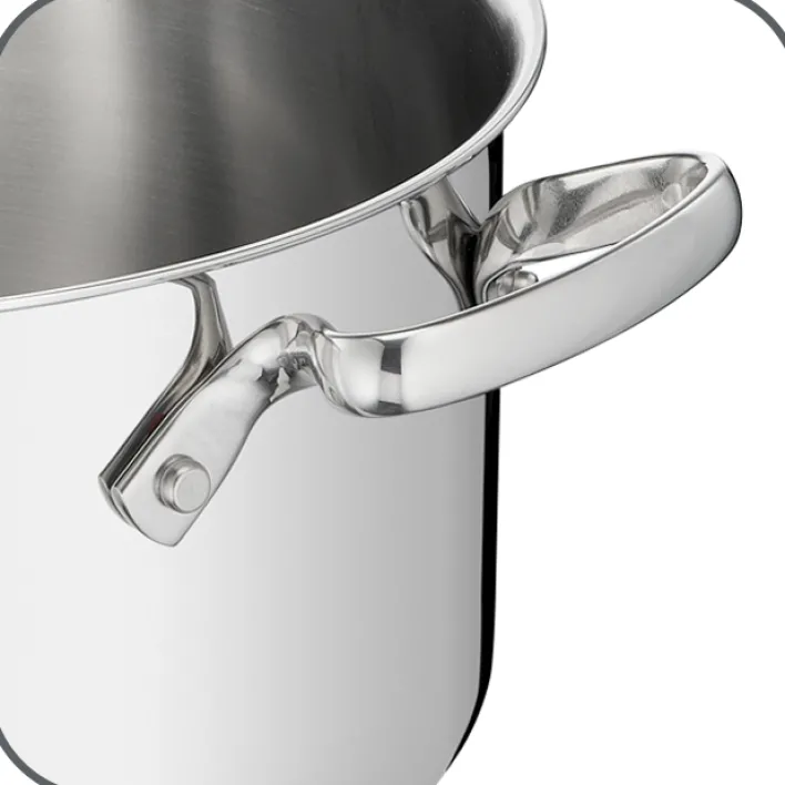 TEFAL Kochtopfset DUETTO Edelstahl 7-teilig Edelstahl