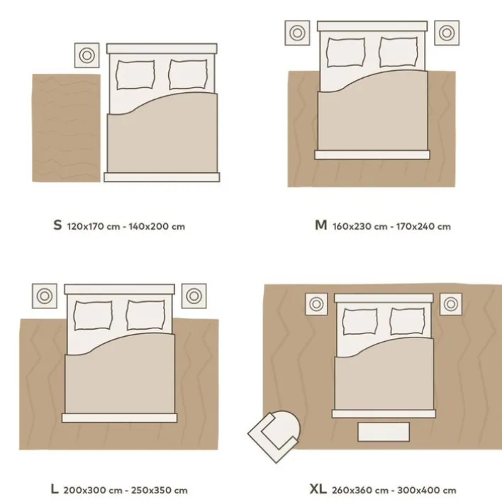 Teppich ALMONTE 120 x 170 cm creme/senfgelb
