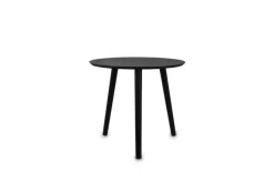 Tisch 2er-Set VILANA Ø 50 cm/Ø 45 cm schwarz