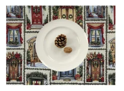 Tischset WEIHNACHTSTÜREN 35x48cm mehrfarbig