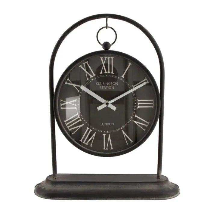 Tischuhr 41 cm schwarz