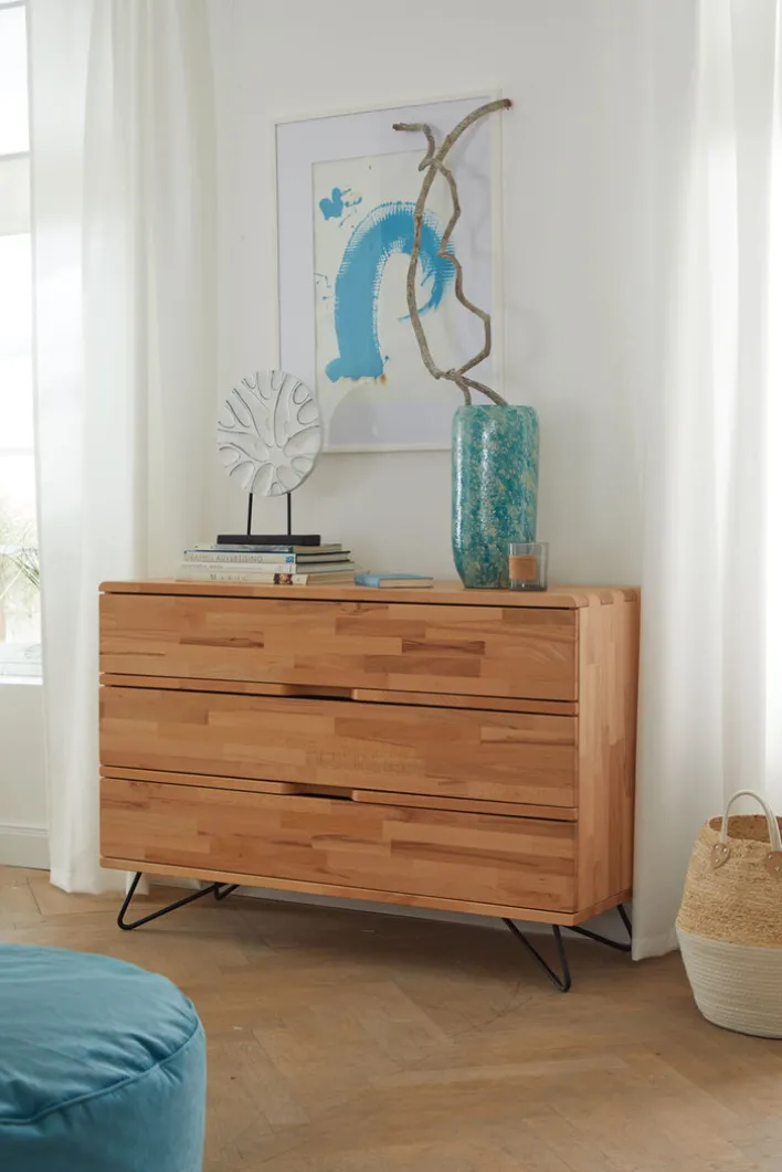 TRAUMWERKSTATT Kommode Massiv Kernbuche