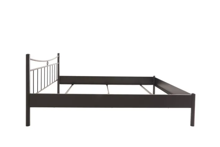 TRAUMWERKSTATT Metallbettgestell SVENJA 140 x 200 cm schwarz