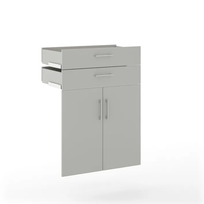 Türen-Schubkasten-Set VARY 77 x 104 cm grau